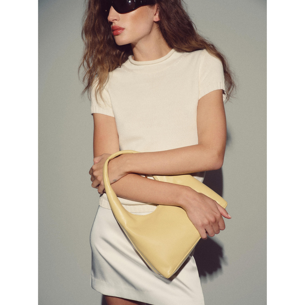 Reformation Willow Shoulder Bag Yellow - Size OS